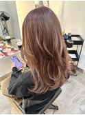 ピンクベージュカラー