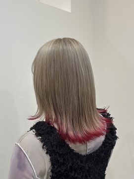 ランガリ ヘアアンドスパ(Rangali Hair&Spa) 【別府 ランガリ】ミルクティーグレージュ、エンドカラー