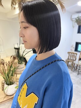 エンタリティリット(entality lit) 【#rinaボブ】韓国風タッセルカットのぷつっとボブStyle