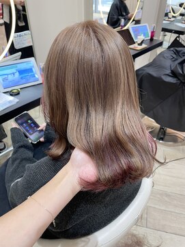 アーチバイケンジ(arch by kenje) レイヤーピンク×ベージュ