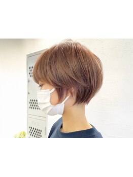 《お客様の魅力を引き出すカラーデザイン》ワンカラーでも透明感のある色味で、お洒落な印象に[名取/岩沼]