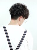 癖毛パーマで魅せる【刈り上げマッシュ】