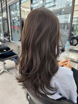 アルドーレフィエロ シンサイバシ(Ardore fiero shinsaibashi) ブリーチなしダブルカラー☆くすみベージュ