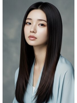 エクラート ミリア 船橋(ECLART milia) 艶やかで落ち着いた暗髪ストレート