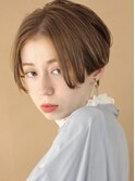 ハンサムショート　前髪長めショート　ショートカット　小顔