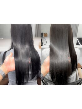 【明治神宮前徒歩5分】高濃度活性ケラチン,コラーゲン,独自の技術と商材で艶髪が叶う【縮毛矯正/髪質改善】