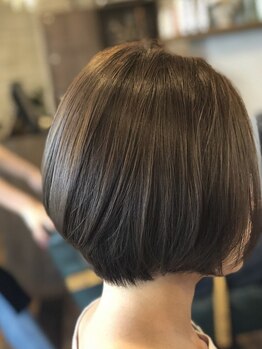 ポノヘアー(pono hair)の写真/髪や頭皮に優しいオーガニックカラー使用◎髪のダメージを最小限に抑え色持ちの良い艶感のある仕上がりに♪