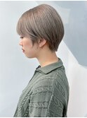 ショートおくれ毛前髪カット美髪顔周りレイヤー_ba550831