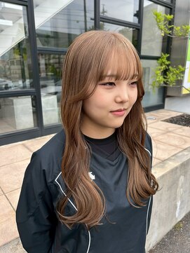 ヘアーアンドエステ ハラダ 滝ノ水店(Hair&Esthe Harada) ブリーチカラー/ブラウンベージュ