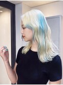 blond×light blue