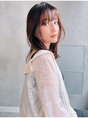 【ROJITHA表参道原宿】ナチュラルブラウン×顔まわりレイヤー