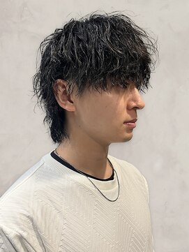 サロンリベルテ(salon Liberte) ツイスパ×縦落ちメンズパーマで個性を演出◎トレンドヘア