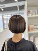 ミニボブ/ボブ/柏/ショートボブ/マロンベージュ/シアーベージュ