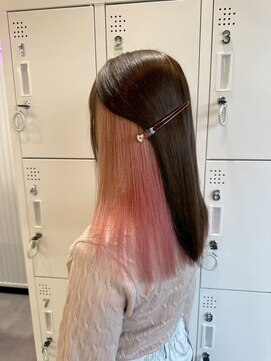 セブンルックスクレオ(7LOOKS creo) インナーカラーピンクベージュ