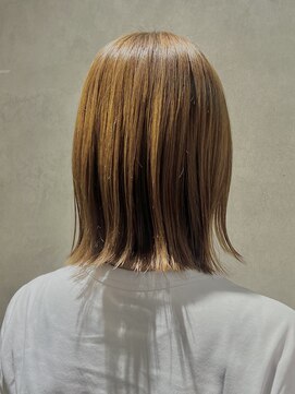 エンクス(enx) くびれヘア/アプリコットオレンジ/ハイライトカラー/鶴ヶ峰YS86