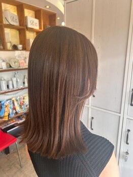 ビオトープミヨシ(Bio-Top MIYOSHI)の写真/【ヴィラロドラ取り扱いあり◎】低刺激なオーガニックカラーで、ダメージレスに柔らかなうる艶カラーへ☆