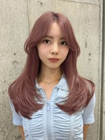 サンク 原宿 表参道(cinq) ミルクティーベージュカラーミルクティーブラウンピンクベージュ