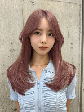 サンク 原宿 表参道(cinq) ミルクティーベージュカラーミルクティーブラウンピンクベージュ