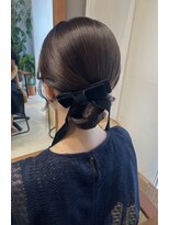 シュクレアミ 福島(sucre ami)&nbsp;シンプル上品シニヨン【福島/ヘアセット】