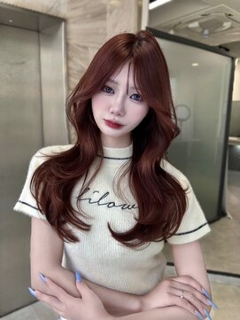 リリー(Lilley) レッドカラーと王道レイヤースタイル☆