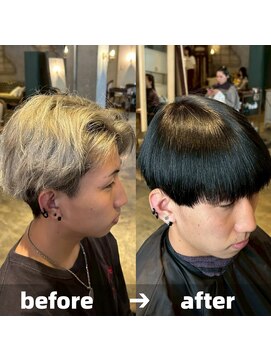 エノア 青山(ENORE) メンズ縮毛矯正/曲がる縮毛矯正/メンズ髪質改善/メンズカット