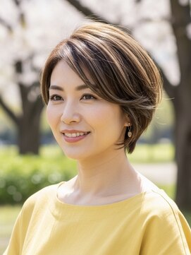 レヴィア(REVIA) 白髪ぼかしハイライトブリーチミルクティーベージュ