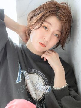 ローマ ギンザ(ROMA Ginza) 似合わせショート*面長*絶壁*ひし形*30代40代50代白髪ぼかし