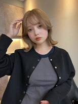 トイロ 横浜(Toiro)&nbsp;ダブルカラーハイトーン外ハネボブレイヤーボブシースルーバング