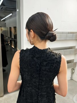 ノク 横浜(nok) タイトヘアアレンジ/カチモリ/シニョン/ヘアセット_イメチェン