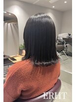 エルト 大通店(ERHT)&nbsp;切りっぱなし×ミディアム×暗髪【札幌/大通/ERHT】