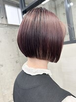 アルマヘア(Alma hair) ダークパープル/ナチュラルショート/ミルクブラウン/夏/河原町