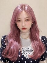 ラビットホール(Rabbit hole)&nbsp;【misato】ブリーチカラーで叶える艶ピンクカラー