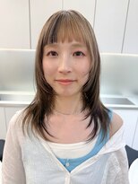 ステップボーンカットオオサカ(STEP BONE CUT OSAKA Via TICK-TOCK)&nbsp;【ステップボーンカット】ベージュデザインカラー