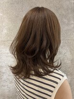 ピークアブー 原宿ハラカド(PEEK-A-BOO)&nbsp;☆ハッシュカットレイヤースタイルグレージュウルフ原宿30代