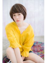 ワイドバングｘマッシュショート 【miq 日暮里】
