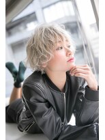 ヘア デザイン ハルプ(hair design HALB) エンジェル　ハイトーンショート