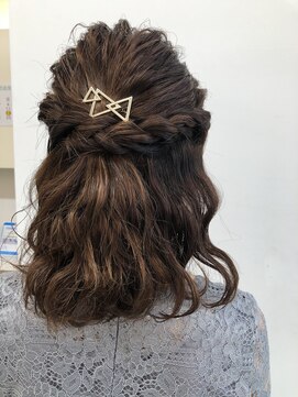 イザワ ヘアメイクサロン(izawa) 結婚式ハーフアップ