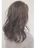 アッシュブラウン×ウェーブヘア【レセ新松戸ドゥー店】