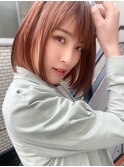 【アフロート添田】インナーカラースリークボブ ローライトも◎