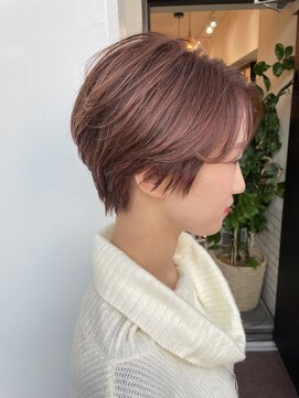 サロンドミルク 溝の口店(salon de MiLK) 頭の形で調整する骨格強制ショートヘア