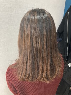 今日は美容院 ナチュラルハイライト