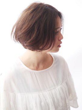 ヘアーサロンウフ(hair salon Oeuf) 甘カラ愛されショートｘ大人可愛い【ブルージュ】自由が丘