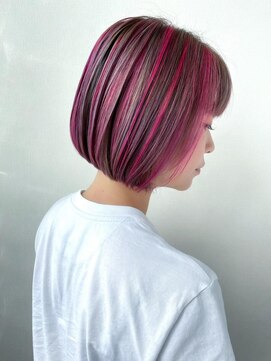 ヘアーアンドスパ フェリーチェ ミチ 野田屋町店(HAIR&SPA felice MICHI) 【felice MICHI島田和也】チェリーピンクカラー