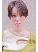 [エイチ原宿＊RUKA] ハンサムショート 素髪 ナチュラル