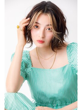 トゥーユー(to you...) ショートボブ×ウェーブ×フェイスフレーミング