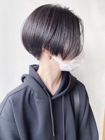 モリオフロムロンドン 原宿本店(morio from London)&nbsp;【morio 原宿】黒髪ハンサムショート　前下がり　センターパート