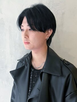 アイティーバイアルバム 八王子店(IT by ALBUM) 襟足長めセンターパート_アップバングコンマヘア_ba380392