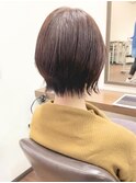 外ハネショートボブ