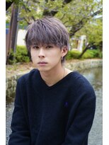 ゴールド 京都(GOALD) マッシュ ウルフ wカラー ブリーチカラー ハイトーン メンズヘア
