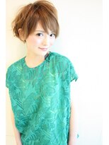 トゥーリ 藤崎店(tuuli)&nbsp;tuuli☆30代40代ペールベージュ切りっぱなしショート　262